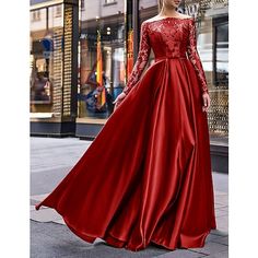 Prom Dresses Red Burgundy, Dress Wedding Guest Fall, Wedding Guest Fall, Red Green Dress, Gown Elegant, Diy Wedding Dress, Evening Dresses Online, Shoulder Belt, Cheap Evening Dresses