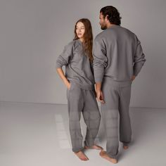 We took your favorite sweatpants and infused them with silk (the modern day turning water into wine). An innovative blend of breathable cotton and Washable Silk, the Silksweats™ Reversible Jogger come in a mid-rise, oversized fit – striking the balance of true comfort and effortless style. An interior of luxuriously cozy sherpa back, they’re 100% reversible for a two-in-one look. Elastic detailing at ankles for a put-together aesthetic, utilize the fully functional side seam pockets for everyday Gray Crew Sweats For Loungewear, Gray Tracksuit With Ribbed Cuffs For Loungewear, Gray Sportswear Sweats For Loungewear, Gray Sweats For Loungewear Sportswear, Gray Athleisure Sweats For Loungewear, Gray Sweats With Ribbed Cuffs For Lounging, Gray Cotton Tracksuit For Loungewear, Relaxed Fit Athleisure Sweatshirt For Relaxation, Athleisure Relaxed Fit Sweatshirt For Relaxation