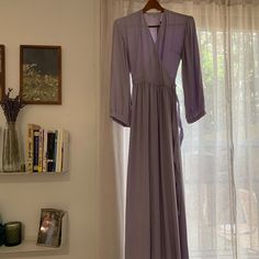 Reposhing This Item I Purchased From @Veronicag119. Loved It, But Ready To Rotate For Something New. Questions? Leave A Comment Below! Fitted Long Wrap Dress For Spring, Lavender Flowy Maxi Dress For Spring, Lavender Long Sleeve Dress For Summer, Purple Long Maxi Dress For Spring, Spring Purple Long Maxi Dress, Flowy Lavender Midi Length Dresses, Lavender Flowy Midi Length Dress, Spring Lavender Flowy Midi Dress, Spring Lavender Maxi Dress