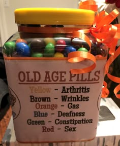 Funny 60th Birthday Gifts, 50th Birthday Party Ideas For Men, Homemade Birthday Gifts, 60th Birthday Ideas, Fest Temaer, 60th Bday, 50th Birthday Decorations, 50th Birthday Ideas, Homemade Birthday