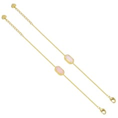 The perfect dainty stone bracelet to add just the right amount of sparkle to any wrist. Wear it alone for a stand out look, or pair it with the ever so loved Aura Necklace. Evry Jewels Bracelet, Aura Necklace, Evry Jewels, Wrist Wear, Dainty Bracelet, Dainty Bracelets, Pink Bracelet, Belly Rings, Pink Opal