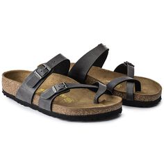 Mayari Birko-Flor Pull Up Anthracite Cushioned T-strap Sandals With Single Toe, T-strap Sandals With Cushioned Footbed And Single Toe Strap, Cushioned Toe Post T-strap Sandals, Birkenstock Mayari Outfit, Synthetic Toe Post T-strap Sandals With Cushioned Footbed, Birkenstock Cross Strap, T-strap Sandals With Textured Footbed And Single Toe Strap, Toe Loop T-strap Sandals With Cushioned Footbed, Synthetic T-strap Toe Post Sandals With Cushioned Footbed