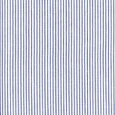 a blue and white striped shirting fabric