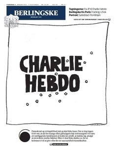 the cover of charlie hebdo's album, featuring an image of a black and