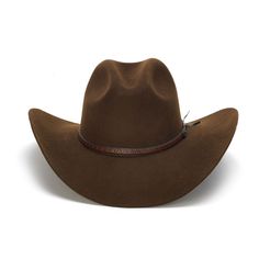 COOPER from the Stampede Collection is a stylish hat with a genuine leather band and leather strap. It is made from premium wool felt and has a 4 inch brim to keep the wind and sun away. Get the perfect combination of style and comfort with COOPER.