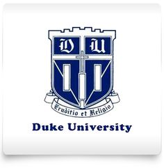 duke university logo on a white background