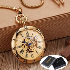 Pocket & Fob Watches-Luxury Copper Silver Automatic Mechanical Pocket Watch Clock Fob Chain Watch Men Roman Numbers Clock High Quality Pocket watchesModel Number:4000287650444 - Case diameter: About 4.3cm - Watch Thickness: About 1.5cm - Total Length of Chain: About 37cm - Metal Part Material: Copper   Package inc Chain Watch, Roman Numbers, Mechanical Watch Men, Watch Clock, Mechanical Pocket Watch, Fob Watch, Mechanical Watch, Gold Watch, Pocket Watch