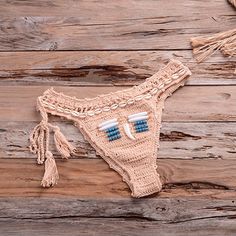 Have Lining Sexy Handmade Crochet Bikini Push Up Swimsuit Triangle Bathing Suit Women Halter Seashell Bikini Set Padded Swimwear  -  GeraldBlack.com Bikinis Crochet, Boho Swimwear, Push Up Swimsuit, Swimsuit Women, 2 Piece Swimsuits, Swimsuit Set, Set Women, Handmade Boho, Beach Wear