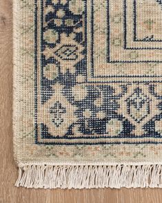 Created by skilled artisans, the Vercelli Hand-Knotted Wool Rug pairs blue and green tones with a traditional motif and vintage feel. Bringing comforting texture to your home, the hand-knotted rug is made from 100% wool. | McGee & Co. | Vercelli Hand-Knotted Wool Rug 2'6" x 8' Mcgee Co, Taper Holders, Mcgee & Co, Studio Mcgee, Green Tones, Custom Upholstery, Knotted Rug, Blue Rug, Rug Making