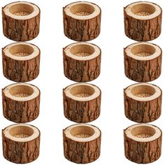 PRICES MAY VARY. Value Candle Holders Set: Include 12 pack tealight candle holders, not include the candles. Each measures is 2.36ʺ L x 1.57ʺ H, inside 1.57"diameter x 0.6"H approximately. The height of each candle holder may be different, suitable for placing tealight candle, votive candle, flameless candle, etc. Wooden Material: Lawei tree stump tealight candle holders made of high quality natural wood, they are portable and convenient to use, not easy to deform, providing long durability and Pillar Candle Stand, Home Wedding Party, Candle Stands, Candle Wedding Centerpieces, Stand Ideas, Candle Holders Wedding, Wooden Candle Holders, Tealight Candle, Tree Stump