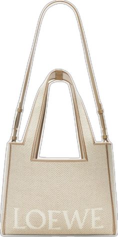 Chic Monogram Canvas Shoulder Bag With Top Handle, Chic Monogram Canvas Satchel For Errands, Chic Monogram Canvas Rectangular Satchel, Luxury Beige Canvas Satchel Bag, Designer Beige Tote Satchel, Chic Everyday Shoulder Bag In Monogram Canvas, Luxury Beige Canvas Shopping Bag, Beige Shoulder Bag With Leather Trim For On-the-go, Luxury Beige Canvas Tote Bag