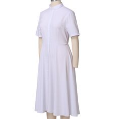 Catholic Women, Collar Tshirt, Button Front Dress, Fit Flare Dress, Fit & Flare, Swing Dress, Long Sleeve Shirts, Shirt Dress, Collar