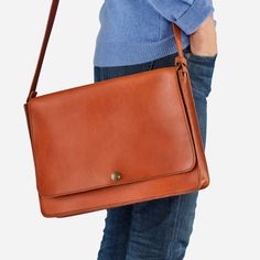 Shop The Austin Messenger & Get Free Shipping! | Parker Clay – Parker Clay Classic Leather Laptop Bag With Smooth Grain, Everyday Satchel Briefcase With Smooth Grain, Everyday Smooth Grain Satchel Briefcase, Classic Everyday Laptop Bag With Smooth Grain, Classic Laptop Bag With Smooth Grain For Everyday, Classic Leather Backpack With Laptop Sleeve For Daily Use, Leather Workwear Laptop Backpack, Classic Everyday Briefcase With Leather Lining, Classic Everyday Laptop Backpack