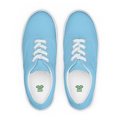 These stylish Women's Baby Blue lace-up canvas shoes are the perfect addition to any wardrobe! Crafted with a classic look, these canvas shoes feature a smooth textile upper with a lace-up closure for a snug and secure fit. The sturdy rubber sole helps keep your feet comfortable and supported, while the cute and bold baby blue color gives a playful yet timeless feel. With their classic silhouette and light weight, these shoes are perfect for casual and everyday wear. Let their effortless charm t Baby Blue Colour, Women Lace, Men Shoes Size, Blue Lace, Canvas Shoes, Shoe Game, Baby Blue, Classic Looks, Monaco