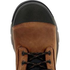 Georgia Men's Durablend Edge 6" Alloy Toe Waterproof Work Boot -Brown- GB00679 On Sale Now! This Item Ships FREE! Take the edge off your workday with the Georgia Boot DuraBlend Edge waterproof work boot. Engineered for comfort and performance, this full-grain leather boot features the ultra-comfortable AMP (Advanced Memory Polyurethane) Insole and a DuraBlend Midsole for excellent rebound and responsive comfort. This 6-inch brown lace-up boot is made with a cement construction and is equipped wi Brown Steel Toe Lace-up Waterproof Boots, Brown Steel Toe Waterproof Lace-up Boots, Brown Closed Toe Work Boots, Brown Slip-resistant Lace-up Work Boots, Slip-resistant Plain Toe Brown Boots, Brown Slip-resistant Round Toe Boots, Brown Plain Toe Slip-resistant Boots, Brown Lace-up Slip-resistant Work Boots, Brown Waterproof Boots With Reinforced Round Toe