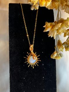 These sweet & dainty  necklaces are all hand crafted delicately by me!!  Making these is really fun for me so I've figured out a few different sun ray styles:) They all come in silver and gold and they are made out of gold (or silver) plated Copper wire. The chain is 14k gold plated stainless steel (or regular stainless steel This makes it hypoallergenic and tarnish resistant :) MAKE SURE YOU PUT WHICH STYLE YOU WANT IN PERSONALIZATION FIELD!! Handmade Sterling Silver Necklace For Summer, Adjustable Spiritual Sun Design Necklace, Adjustable Spiritual Necklace With Sun Design, Spiritual Adjustable Sun Design Necklace, Spiritual Style Jewelry For Summer Gifts, Spiritual Jewelry As Summer Gift, Spiritual Jewelry For Summer Gifts, Sun-shaped Necklace For Summer Gifts, Adjustable Brass Sun And Moon Design Jewelry