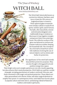 House Protection Ritual, Witches Protection Jar, Witch Homestead, Witch Balls Protection Diy, Witchcraft Herbs Meanings, Witch Balls Diy, Witch Camping, Witch Practice, Witchcraft Protection