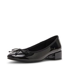 PRICES MAY VARY. Madden Girl Low block heel pump Slip-on style Cord bow accent at front 1.25 inch heel height Black Formal Shoes Women, Formal Shoes Women, Low Block Heel Pumps, Black Formal Shoes, Black Mary Janes, Black Formal, Girly Shoes, Low Block Heels, Madden Girl