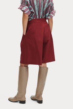 Calypso Short Rachel Comey, Tall Boots, Welt Pocket, Made In Usa, Wide Leg, High Waisted, Sandals, Boots, Fabric