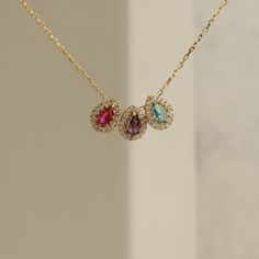 This beautiful Custom Birthstone Necklace is the perfect gift for Mom or Grandma or your Wife. Featuring customizable birthstones, this stunning necklace is a heartfelt symbol of love and family. Crafted with high-quality materials such as Silver, 14K Gold Filled, and 14K Rose Gold Filled, it's the perfect choice for a Christmas Gift or a special Mother's Day surprise. Celebrate the special bond between loved ones with this meaningful and timeless piece of Birthstone Jewelry. We offer great rang Elegant 14k Gold Birthstone Necklace For Birthday, Elegant Cubic Zirconia Necklace For Birthday, 14k Gold Gemstone Necklaces For Mother's Day, Mother's Day 14k Gold Gemstone Necklaces, 14k Gold Gemstone Necklace For Mother's Day, Mother's Day 14k Gold Gemstone Necklace, Rose Gold Birthstone Pendant Necklace, Gift Multi-stone Birthstone Pendant Necklace, Fine Jewelry Birthstone Teardrop Pendant Necklace As Gift