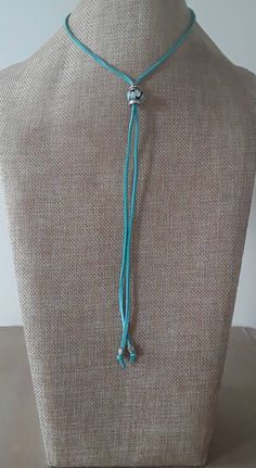 Great bolo necklace, so versatile will dress up any outfit.   Can be worn two ways as the beads slide up and down.  The necklace measures 30 inches approx 76 cm  If a shorter length is required or another colour bead required  please convoy me.   I would be happy to combine postage Adjustable Blue Beaded Choker Necklace, Adjustable Turquoise Choker Necklace, Adjustable Blue Single Strand Choker, Handmade Adjustable Turquoise Choker, Adjustable Multi-strand Turquoise Blue Necklace, Bolo Necklace, Suede Jewelry, Slider Necklace, Adjustable Necklace