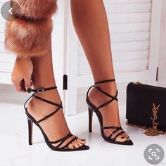 Brand New. Black Open Toe Sandals For Date Night, Orange Strappy Heels, Tony Bianco Heels, Black Strappy High Heels, Ego Shoes, Black Leather Chelsea Boots, Stilettos Heels, Strappy High Heels Sandals, Pointy Toe Heels