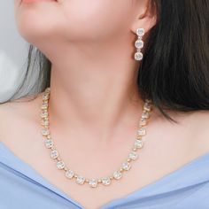 https://www.africa-lace.com/wp-content/uploads/2021/12/JW3036.mp4 Style:  Cubic Zirconia Necklace Earring  for bridal Necklace Set Metal: Brass Gemstone: AAA +Cubic zirconia Jewelry type: Earrings, Necklace Necklace length: 42cm Earring length :3.6cm If  the photo are 100% completed reflect of products color ? Sometimes due to lighting environment on taking photo, the different monitor of PC or mobile screen may be a little difference on Color deviation , Which is also quite normal. We insisted Wedding Fine Jewelry Plated Necklaces, White Plated Wedding Jewelry, Dazzling Gold Plated Jewelry Sets For Formal Occasions, Gold Plated Jewelry In Diamond White For Wedding, White Gold Plated Jewelry Sets For Party, Diamond White Gold Plated Jewelry For Wedding, Diamond White Gold-plated Jewelry For Wedding, Wedding Jewelry Sets With Plated Cubic Zirconia, Wedding Cubic Zirconia Plated Jewelry Sets