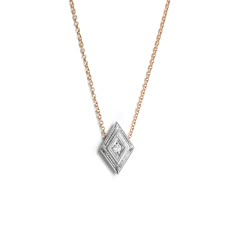 Vintage Engraved Diamond Necklace | Berlinger Jewelry Timeless Diamond White Necklaces With Diamond Accents, Diamond Cut White Diamond Pendant Necklace, Diamond White Pendant Necklace With Diamond Cut, Diamond White Pendant Diamond Necklace, Refined Round Cut Single Diamond Necklace, Diamond White Jewelry With Diamond Markers, Round Cut, Elegant Diamond White Necklace With Diamond Markers, Silver Diamond Necklaces With Diamond Markers, Elegant Diamond White Necklaces With Diamond Markers