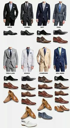 Combinaciones Mens Dress Shoes Guide, Big Men Fashion, Fashion Suits For Men, Fashion Suits, Mens Fashion Suits, Gentleman Style, Big Men, Men's Suits