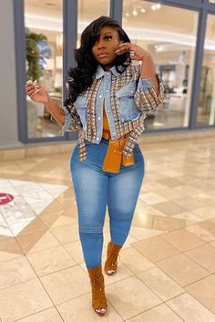 LW BASICS Plus Size Mid Waist Stretchy Jeans Outfit For Fat Belly Women, Plus Size Jeans Outfit Casual, Pretty Plus Size Black Women, Outfit Ideas Curvy Body Types, Plus Size Bar Outfit, Plus Size Bar Outfit Night, Black Women Jeans, Plus Size Denim Outfits, Bar Night Outfit