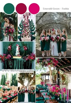 10 Enchanting Emerald Green Wedding Color Palettes You'll Love ...