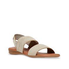 Andre Assous-Nigella Sandal Make comfortable trips to the beach or the bay in the relaxed-looking Andre Assous Nigella sandal. This slip-on sandal comes with no-fuss stretchy straps, cozy leather footbed and supportive stacked heel that eases your every step throughout the day. Cushioned Slip-on Slingback Sandals For Beach, Beige Sport Sandals With Cushioned Footbed For Summer, Beige Slip-on Sport Sandals For Summer, Beige Slingback Sandals For Summer Beach, Beige Open Toe Sport Sandals For Beach, Comfortable Beige Slingback Sandals For Summer, Casual Slingback Sandals With Removable Insole For Beach, Summer Vacation Beige Slingback Sandals, Beige Slingback Sandals For Summer Vacation