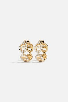 Maille Marine Hoop Earrings - APM Monaco Apm Monaco Earrings, Buccellati Jewelry, Apm Monaco, Birthday Wish, Charles Leclerc, Birthday Wishlist, Earrings Collection, Dream Jewelry, Rings Necklaces