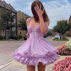 Double Small Smocked Floral Strap Princess Dress 💌 #fashion #style #ootd #instafashion #outfit #beautiful #fashionblogger #fashionpost #lookbook #dress #shopping #ootdshare #beauty #mylook #fashiondiaries #fashionista #shein #sheingals #lookoftheday #fashiongram #love #model #todayimwearing #moda #fashionstyle #instastyle #outfitoftheday #stylish #fashionable #fashionblog Vintage Mini Dresses, Chique Outfits, Elegant Party Dresses, Fairytale Dress, Fairy Dress, Mini Dresses Summer, Mode Inspiration, Floral Mini Dress, Fancy Dresses