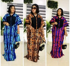 100% cotton. Made with high quality African Ankara fabric. Aso oke used for the neck area. One size fits all. Free size. Lenght is 62/63 inches  Luxurious great quality you do not want to miss. NOTE: The photos are the exact dress and not a replica. What you see is what you get exactly. All ready made. We ship immediately. Buba Kaftan Sewing Pattern New, African Dresses For Plus Size Women Ankara, Best Plus Size Kaftan, Caftan Dress Plus Size, Elegant Plus Size Ankara Dresses, African Print Kaftan Maxi Dresses, Long Kaftan Dress African, Hausa Dress African Women, Adire Boubou Styles For Women