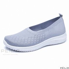 13 Comfortable Gray Slip-ons With Flat Heel, Gray Lightweight Comfortable Walking Shoes, Comfortable Lightweight Gray Walking Shoes, Breathable Synthetic Flat Slip-ons, Lightweight Non-slip Walking Sneakers, Comfortable Gray Flat Slip-on Sneakers, Non-slip Lightweight Sneakers For Walking, Lightweight Non-slip Sneakers For Walking, Comfortable Gray Slip-on Flat Sneakers