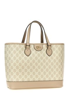 Small 'Ophidia' shopping bag in GG Supreme fabric with leather details, double short handle, double long handle. Composition: 60% polyurethane 20% cotton 20% polyester Gucci Women, Guccio Gucci, Louis Vuitton Shoulder Bag, Luxury Shop, Chanel Handbags, Burberry Bag, Prada Bag, Stylish Men, Dior Bag