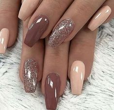 Fall Gel Nails, Fancy Nails Designs, Dipped Nails, Elegant Nails, Classy Nails, Fancy Nails, Chic Nails, Fall Nail