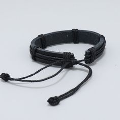 Style: Sports Style Material: Artificial Leather Color: Black Fashion Element: Geometry Fan Bracelet, Bracelet Couple, Black Leather Bracelet, Style Sportif, Inspirational Bracelets, Artificial Leather, Watch Necklace, Sport Fashion, Ring Bracelet