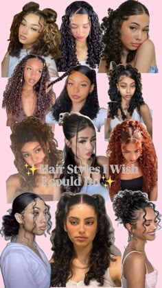 Basic Curly Hairstyles, Wedding Curly Hairstyles, 3a Hairstyles, Take Care Of Wavy Hair, Cute Curly Hair Styles, Make Your Hair Curly, Cute Curly Hair, Perfect Curly Hair