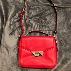 Ann Taylor Lady Bag In Red, Nwt (New With Tags) Original Retail Price $178 The Perfect Leather Structured Bag In Red With Gold Hardware! Has Upper Handle, Cross-Baby (Messenger) Strap, 2 Phone Pockets And Inside Zip Pocket. The Pyramid Gold-Tone Clasp Adds A Nice Touch To The Simple Bag. Questions? Leave A Comment Below! Red Square Satchel For Formal Occasions, Red Square Formal Satchel, Red Square Satchel With Detachable Handle, Everyday Red Flap Bag With Adjustable Strap, Red Crossbody Flap Bag For Shopping, Red Shoulder Bag With Silver-tone Hardware For Evening, Red Square Flap Bag For Formal Occasions, Red Evening Shoulder Bag With Silver-tone Hardware, Red Square Bag For Formal Occasions