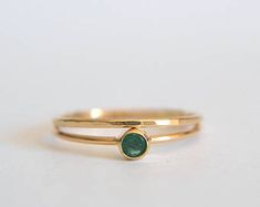 Items similar to Green Onyx Emerald Bezel Gold Ring, Perfect for Stacking, Layering Jewelry, Everyday Jewelry, Petite Ring, Dainty Ring, Emerald Green Ring on Etsy Dainty Green Emerald Stackable Rings, Faceted Round Emerald Ring For May Birthstone, Green Jewelry With Bezel Setting And Round Band, Green Rings With Bezel Setting For May Birthstone, Dainty Green Stackable Rings For Anniversary, Green Bezel Set Rings For May Birthstone, Green Stackable Rings For May Birthstone, Green Round Band Jewelry Gift, Green Jewelry With Round Band For Gift