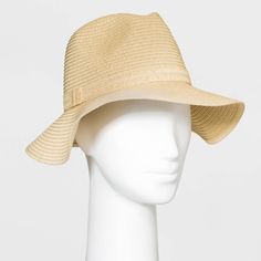 Keep your style looking cool and fresh under the sun with the Packable Straw Panama Hat from Shade and Shore™. This elegant hat features a woven texture that adds fun detail and a breezy look to any outfit, plus it helps shade your face from the sun's rays. A lightweight construction provides a comfortable fit for all-day wear and the pull-on style makes it easy to put on or take off. Whether you're hitting up the beach, going for a hike or wandering around a park, this hat is sure to keep you l Lightweight Packable Sun Hat For Summer, Lightweight Bucket Hat With Curved Brim For Vacation, Lightweight Straw Hat For Day Out, Lightweight Curved Brim Bucket Hat For Vacation, Summer Travel Sun Hat Made Of Toquilla Straw, Lightweight Wide Brim Hat For Beach Season, Lightweight Wide Brim Hat For Beach, Lightweight Beach Hat With Curved Brim, Lightweight Wide Brim Hat For The Beach