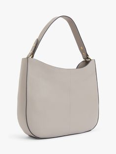 John Lewis & Partners Freya Leather Hobo Bag Contemporary Outfits, Leather Hobo Bag, Leather Hobo, Bags Purses, Leather Accessories, Hobo Bag, Rebecca Minkoff Hobo