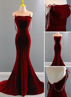 Any things please feel free to contact us: sales@Tmallworld.com******* Product Details*******Product Number:#G4YTFabric: VelvetColor: Wine RedNeckline: ScoopBack Style: Lace-upHemline: Floor LengthMaking time: 2-3 weeks, Shipping time: 3-5 working days.Custom size/color, Rush Order is available, and no extra cost. ******* Custom Measurements*******For better fitting, You can leave us the following information in the order notes when you check out, and please have a look our measuring guide at first: :Bust: ________inch/cm,Waist: ________inch/cm,Hips: ________inch/cmHollow to knee( for knee length dress only):________inch/cmHollow to Floor(without shoes): ________inch/cmYour Height without shoes______, The Shoes height you will wear with the dress:______Occasion date:___ Elegant Maroon Dress, Wine Red Dress Long, Mermaid Red Dress, Velvet Dress Formal, Velvet Evening Dress, Long Party Dress, Wine Dress, Graduation Gown, Party Dress Sale