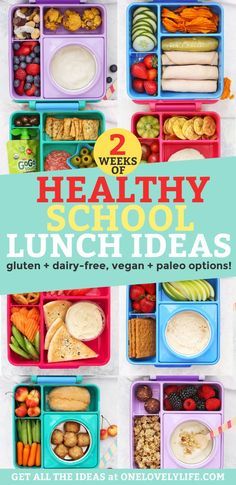 healthy school lunch ideas that are easy to make