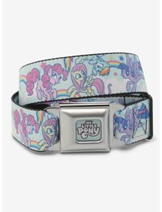 My Little Pony Jewelry, South Park Belt, Scene Belt, Rainbow Belt, Mlp Merch, Seatbelt Belt, Cool Belt, Scene Accessories, Silly Clothes