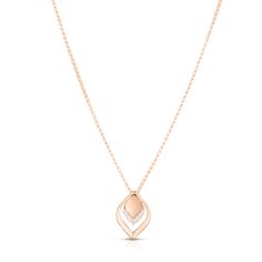 Stylish single petal pendant necklace from Roberto Coin's Petals collection crafted in 18k gold yellow and set with beautiful diamonds. Gold Diamond Pendant Necklace, Gold Pendent, Roberto Coin, Necklace Craft, Diamond Pendant Necklace, Rose Gold Diamonds, Cable Chain, Diamond Pendant, Jewelry Pieces