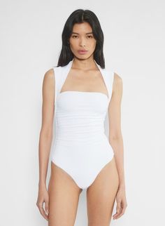 CONTOUR FLOURISH BODYSUIT | Aritzia Bodysuit Aritzia, Feel Nothing, Nothing More, Big Bags, Crop Tshirt, Ankle Socks, Second Skin, Sock Shoes, Active Wear