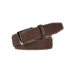 Our mocha Italian leather belt was made to compliment your next outfit and will quickly become a staple to your wardrobe. Roger Ximenez provides customers with long-lasting beautiful leather accessories that stand the test of time. Customize yours today and enjoy free shipping in the United States. Leather Belt Details 100% Italian calf leather with nubuck lining Leather tanned and finished in Italy Handcrafted and made to order in the USA Available in 35mm or 40mm widths Includes our signature Luxury Brown Belts For Workwear, Luxury Brown Belt For Business, Brown Leather Belt Buckles For Work, Modern Brown Belts For Office Wear, Elegant Brown Belt For Business Casual, Classic Brown Belt Buckle For Office, Brown Belt Buckles For Workwear, Brown Leather Belt Buckles For Office, Modern Brown Belt For Business